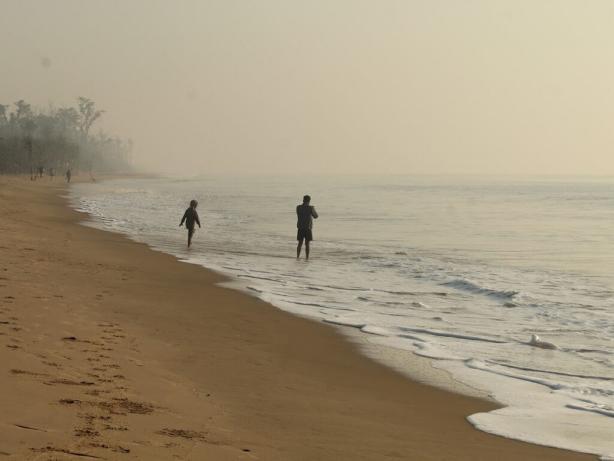 Chandrabhaga sea beach, konark, puri, odisha