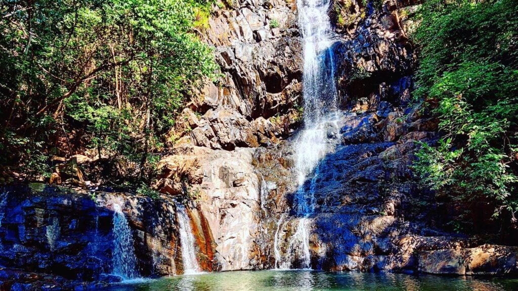 Ekagudi waterfall, salimi, mathili, malkangiri, odisha