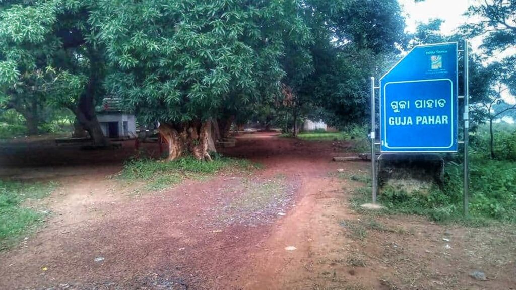 Guja pahad hill station & temple, jemamal pahar, jharsuguda, odisha