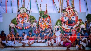 Snana yatra: the grand bathing festival